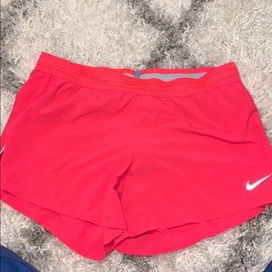 Nike Aeroswift hot pink shorts
